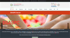 Desktop Screenshot of dgaspcbacau.ro